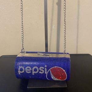 Sparkling Rhinestone Pepsi Purse